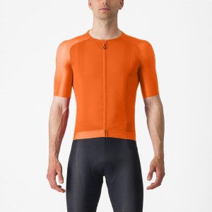 Castelli AERO RACE 7.0 Men Jersey Orange | XMFB09735