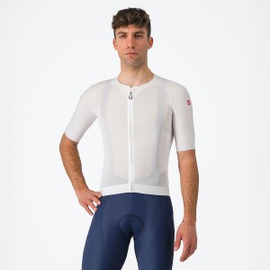 Castelli AERO RACE 7.0 Men Jersey White | YXIP30617