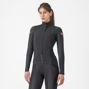 Castelli ALPHA FLIGHT ROS W Women Jackets Black / Black | TEBH72015