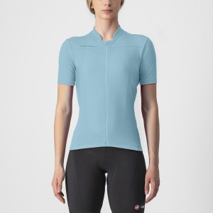 Castelli ANIMA 3 Women Jersey Blue | DTVE48301