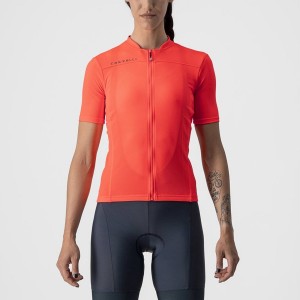 Castelli ANIMA 3 Women Jersey Pink / Dark Grey Blue | KTVU24958