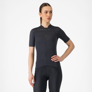 Castelli ANIMA 4 Women Jersey Black | VAYE54678