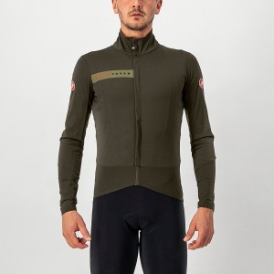 Castelli BETA RoS Men Jackets Green / Green | DRVK72163