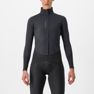 Castelli BETA RoS W Women Jackets Black | IJOM57829