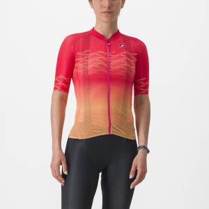 Castelli CLIMBER'S 2.0 W Women Jersey Orange | RGOT25489