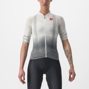 Castelli CLIMBER'S 2.0 W Women Jersey White / Olive | YJOQ20983