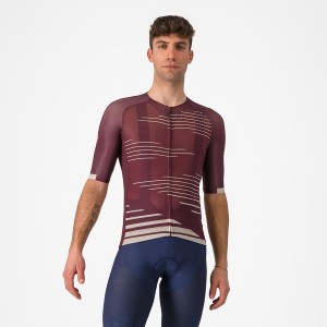 Castelli CLIMBER'S 4.0 Men Jersey Deep Burgundy / Silver | NHRF36095