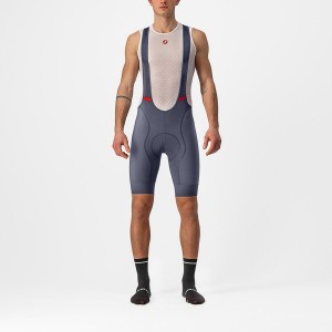 Castelli COMPETIZIONE Men Bib Shorts Blue | PCNJ78061