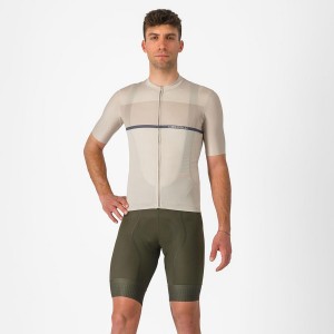 Castelli COMPETIZIONE Men Bib Shorts Deep Green | FRUI83219