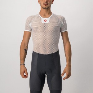 Castelli CORE MESH 3 SS Men Base Layer White | XYQP83750