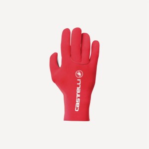 Castelli DILUVIO C Men Gloves Red | SLOI76428