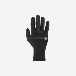 Castelli DILUVIO ONE Men Gloves Black | ZGBH92716