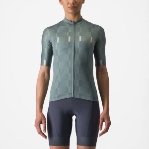 Castelli DIMENSIONE Women Jersey Turquoise | WQHU23896