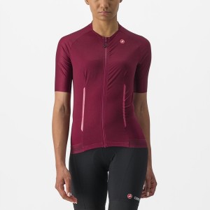 Castelli ENDURANCE W Women Jersey Burgundy | SVRD98473