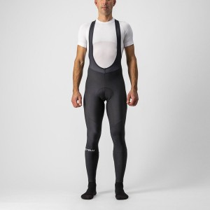 Castelli ENTRATA Men Bib Tights Black | XWGO91265