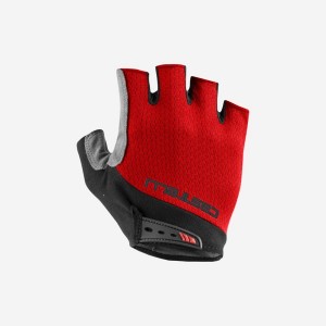 Castelli ENTRATA V Men Gloves Red | POSM16274