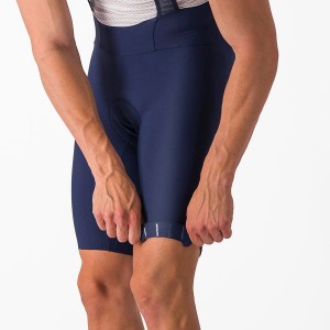 Castelli ESPRESSO Men Bib Shorts Blue | UIYQ96427