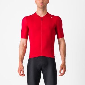 Castelli ESPRESSO Men Jersey Red / Deep Burgundy | OIQK09537