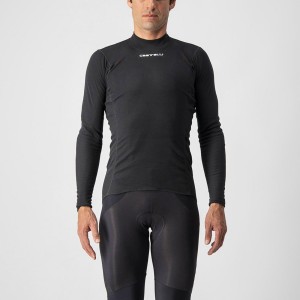 Castelli FLANDERS WARM LONG SLEEVE Men Base Layer Black | NDVS59206