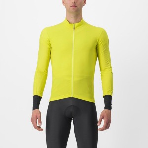 Castelli FLIGHT AIR Men Jersey Yellow | OEJW24987