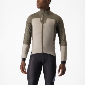 Castelli FLY THERMAL Men Jackets Green | BJKM84627