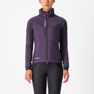 Castelli FLY THERMAL W Women Jackets Purple | KBYO49807