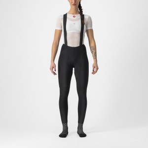 Castelli FREE AERO RC W DT Women Bib Tights Black | VKYC15682