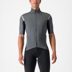 Castelli GABBA RoS 2 Men Jackets Grey / Silver | ROGV39246