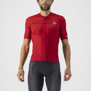 Castelli INSIDER Men Jersey Dark Red | IXLU74085