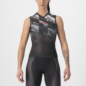 Castelli INSIDER W SLEEVELESS Women Jersey Black | IKVM26073