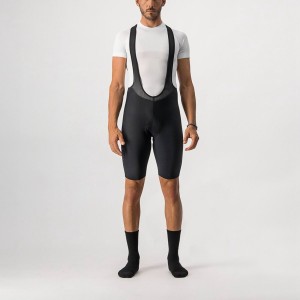 Castelli NANO FLEX PRO RACE Men Bib Shorts Black | KTEN03465