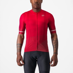 Castelli ORIZZONTE Men Jersey Red / Red / White | FKBP02316