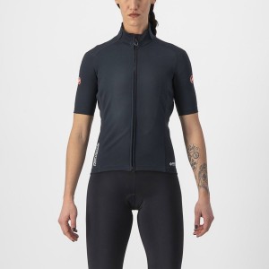 Castelli PERFETTO RoS 2W WIND Women Jackets Black | EOGL78465