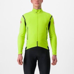 Castelli PERFETTO RoS 2 Men Jackets Light Green / Dark Grey | ERLO02419