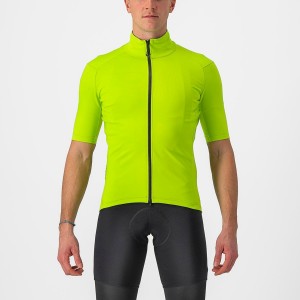 Castelli PERFETTO RoS 2 WIND Men Jackets Light Green | EVRM83541