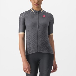 Castelli PEZZI Women Jersey Dark Grey | WDNT52973