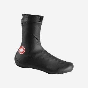 Castelli PIOGGERELLA Men Shoecovers Black | CBNP92186