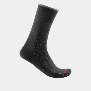 Castelli PREMIO 18 Men Socks Black | TXQY90267