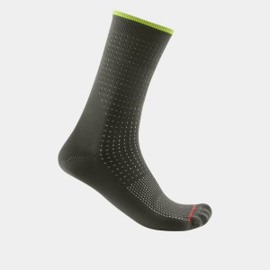 Castelli PREMIO 18 Men Socks Deep Green | RWCM03561