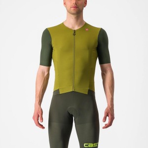 Castelli PREMIO Men Jersey Green / Deep Green | WERU10238