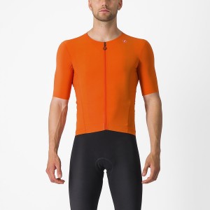 Castelli PREMIO Men Jersey Orange Red | HFJL05197