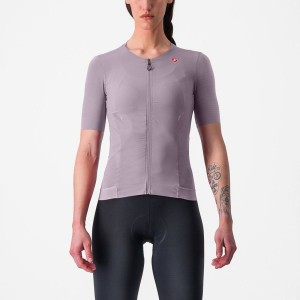 Castelli PREMIO W Women Jersey Purple White | UCBE10327