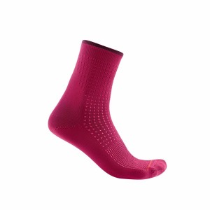 Castelli PREMIO W Women Socks Red | FYJQ31958