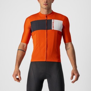 Castelli PROLOGO 7 Men Jersey Red / Black / White | LDXJ10943