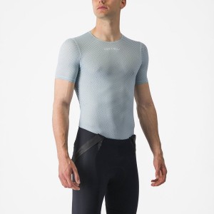 Castelli PRO MESH 2.0 SHORT SLEEVE Men Base Layer Blue | POCY46978