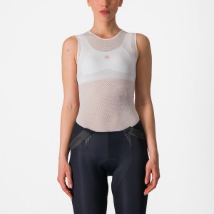 Castelli PRO MESH W SLEEVELESS Women Base Layer White | SZMH04329