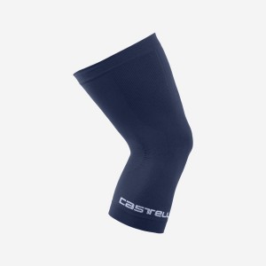 Castelli PRO SEAMLESS KNEE WARMER Men Leg Warmer Blue | CTSV71384