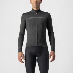 Castelli PRO THERMAL MID LS Men Jersey Dark Grey | SGIF70325