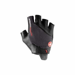 Castelli ROSSO CORSA PRO V Men Gloves Dark Grey | XCGE23175