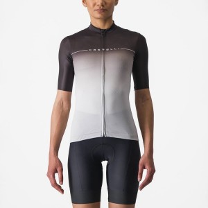 Castelli SALITA Women Jersey Black / Silver Grey / White | VAGZ27841